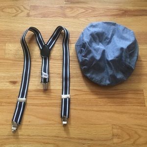 Children’s place hat and suspenders